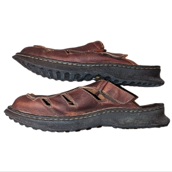 Men\'s Born Leather Sandals Velcro Gladiator Slip On Fishermen 12 main image 5